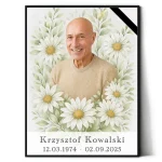 Zdjęcie pogrzebowe w ramce - obrazek 6