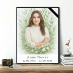 Zdjęcie pogrzebowe - Pamiątka po zmarłej - obrazek 3