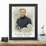 Zdjęcie na pogrzeb w białych różach - obrazek 5