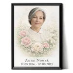 Pamiątka po zmarłej mamie - zdjęcie pogrzebowe - obrazek 6