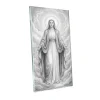 Szkło do nagrobka z obrazem Maryi – panel szklany do pomnika z motywem religijnym