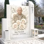 tablice nagrobne ze zdjęciem na pomnik – portret nagrobny na szkle hartowanym