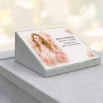 tabliczka na pomnik ze zdjęciem i napisem