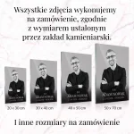 Duże zdjęcie na pomnik w różnych rozmiarach na zamówienie