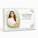 duże zdjęcie na pomnik z tablicą nagrobkową i personalizowanym napisem