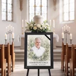 retrato personalizado para panteón elaborado a partir de una foto propia