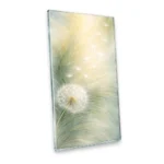 Vidrio para lápida con gráfico decorativo de diente de león