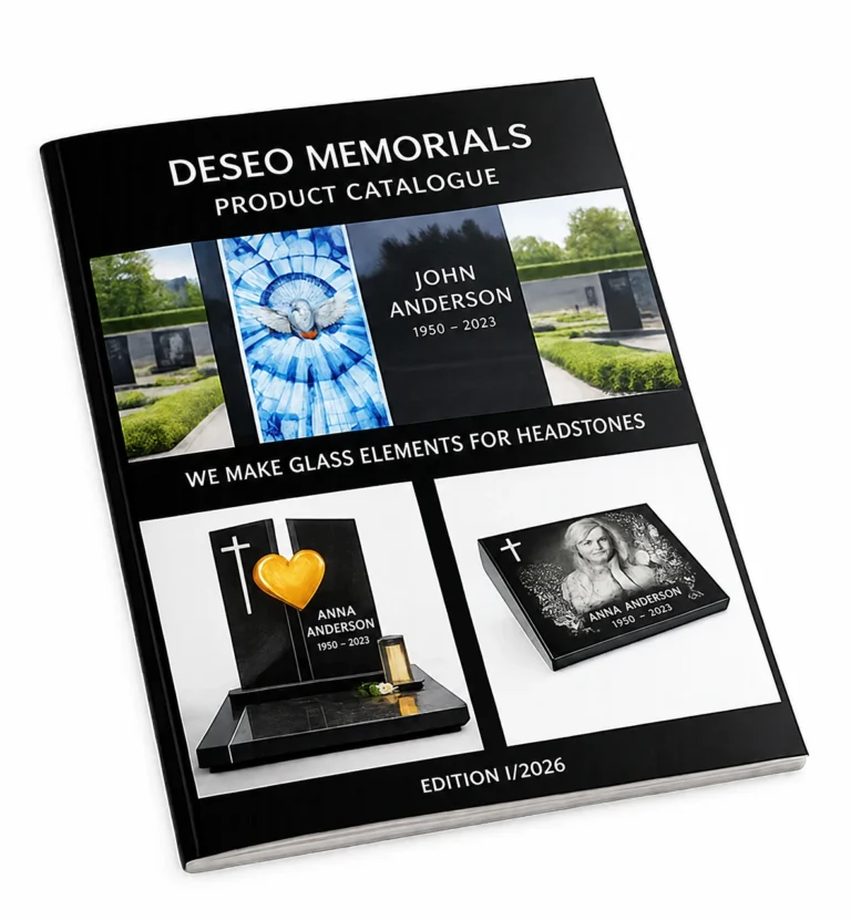 Cover of the Deseo Memorials product catalogue