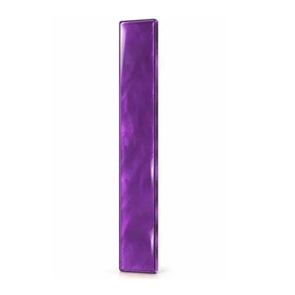 moldura de vidrio transparente violeta para lápida, vidrio de color de 8 mm