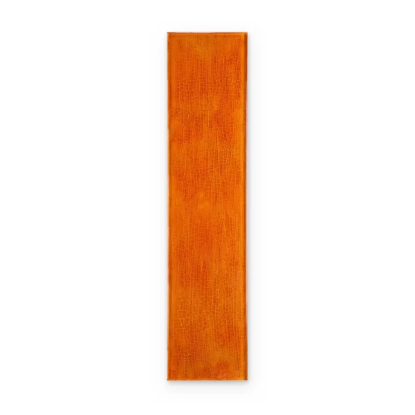 moldura decorativa de vidrio fusionado amarillo para lápida con dibujo craquelado